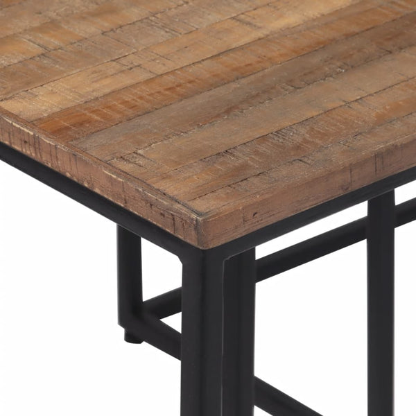 Satztische 3er Set Teak Massivholz