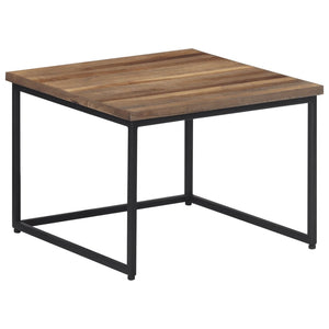 Satztische 2er Set Teak Massivholz