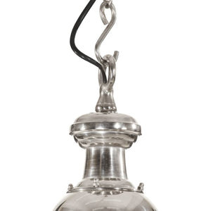 Aluminium Pendelleuchte, 25x25x136 cm
