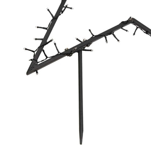 vidaXL Étoile de Noël avec piquets de sol et 115 LED 85 cm