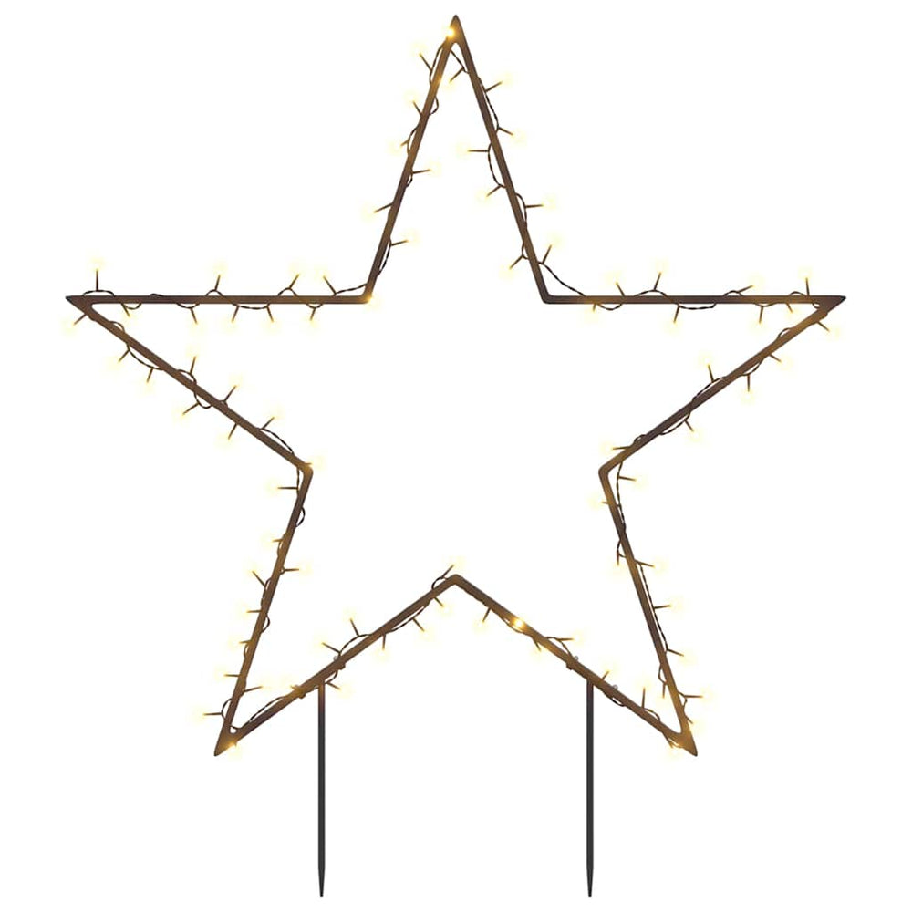 Weihnachtsstern mit 80 LEDs & Erdspießen