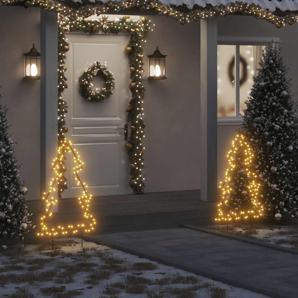Weihnachtsbaum mit Erdspießen, 90cm, 115 LEDs