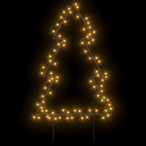 Weihnachtsbaum mit Erdspießen 60cm, 80 LEDs