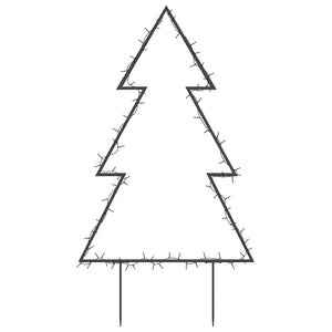 Weihnachtsbaum mit Erdspießen 60cm, 80 LEDs