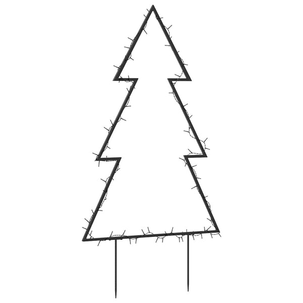 Weihnachtsbaum mit Erdspießen 60cm, 80 LEDs