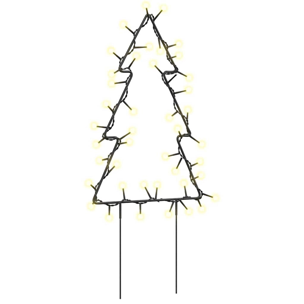 Weihnachtsbäume mit Erdspießen, 3er-Set