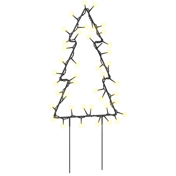 Weihnachtsbäume mit Erdspießen, 3er-Set