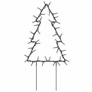 Weihnachtsbäume mit Erdspießen, 3er-Set