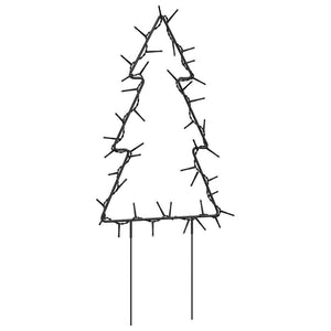 Weihnachtsbäume mit Erdspießen, 3er-Set