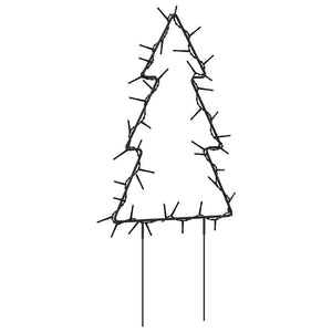 Weihnachtsbäume mit Erdspießen, 3er-Set