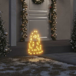 Weihnachtsbäume mit Erdspießen, 3er-Set
