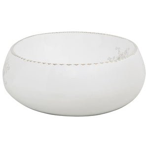 Aufsatzwaschbecken Weiß Oval 59x40x15 cm Keramik
