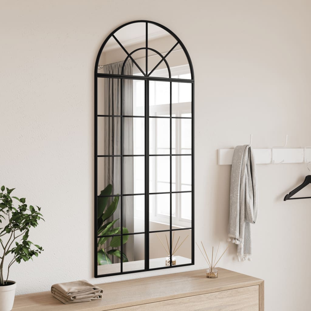 Wandspiegel Schwarz 60x130 cm