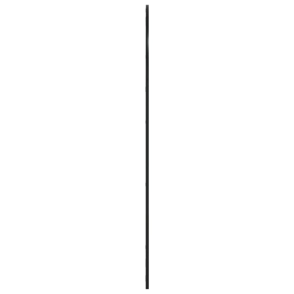 Wandspiegel Schwarz 80x140 cm Gewölbt