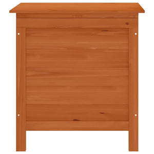 Gartentruhe Braun Massivholz 50x49x56,5cm