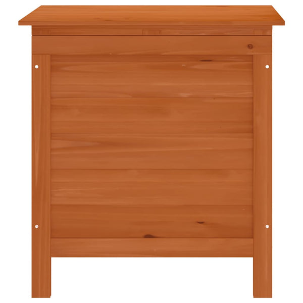Gartentruhe Braun Massivholz 50x49x56,5cm