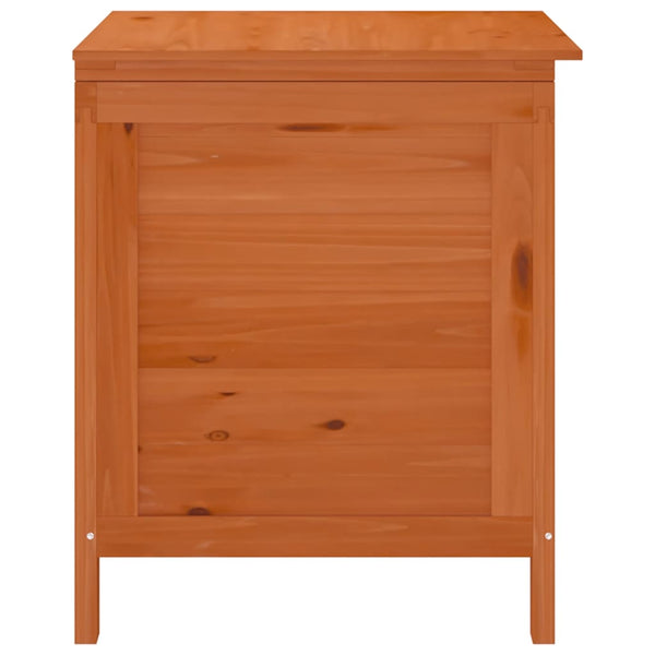 Gartentruhe Braun Massivholz 50x49x56,5cm