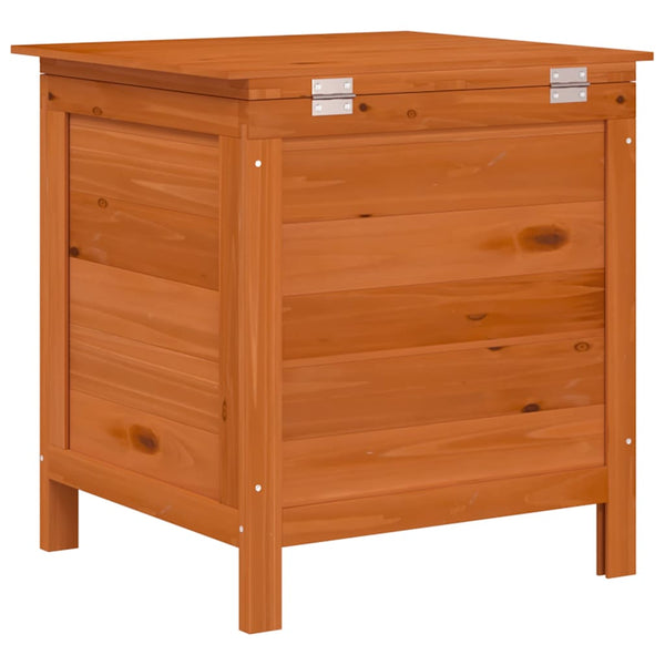 Gartentruhe Braun Massivholz 50x49x56,5cm