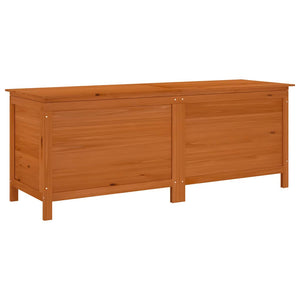 vidaXL Coffre de jardin marron 150x50x56,5 cm en sapin massif