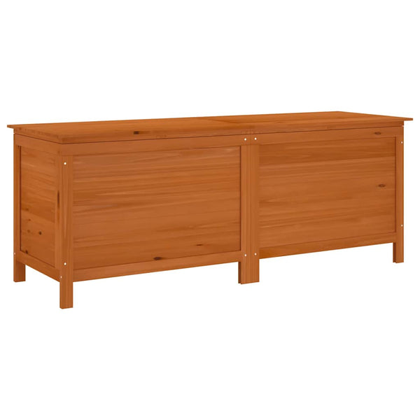 vidaXL Coffre de jardin marron 150x50x56,5 cm en sapin massif