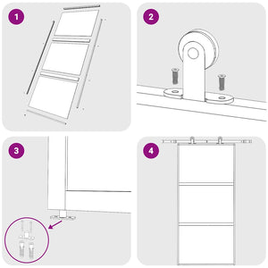 vidaXL Porte coulissante Doré 102,5x205 cm Verre trempé mat et aluminium