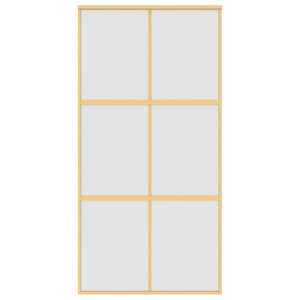Schiebetür Golden 102,5x205 cm Matt ESG-Glas und Aluminium