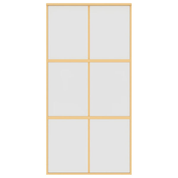 Schiebetür Golden 102,5x205 cm Matt ESG-Glas und Aluminium