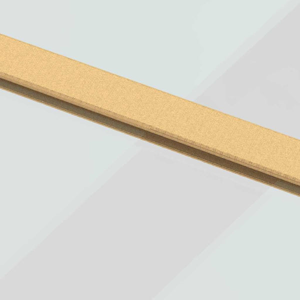 Schiebetür Golden 90x205 cm ESG-Klarglas und Aluminium