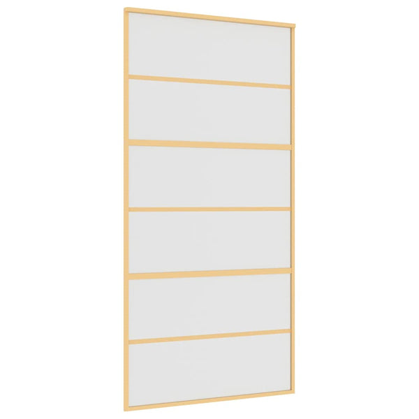 Schiebetür Golden 102,5x205 cm Matt ESG-Glas und Aluminium