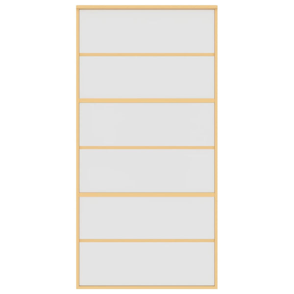 Schiebetür Golden 102,5x205 cm Matt ESG-Glas und Aluminium