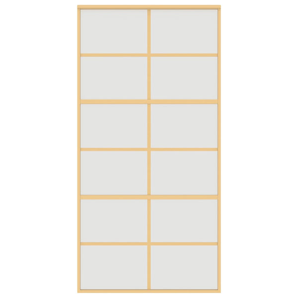 Schiebetür Golden 102,5x205 cm Matt ESG-Glas und Aluminium