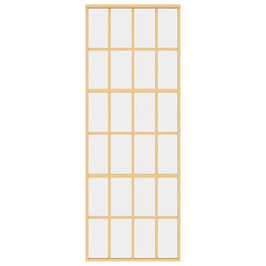 Schiebetür Golden 76x205 cm ESG-Klarglas und Aluminium