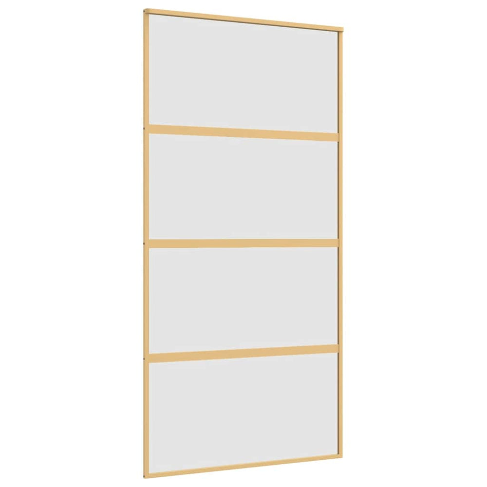 Schiebetür Golden 102,5x205 cm Matt ESG-Glas und Aluminium