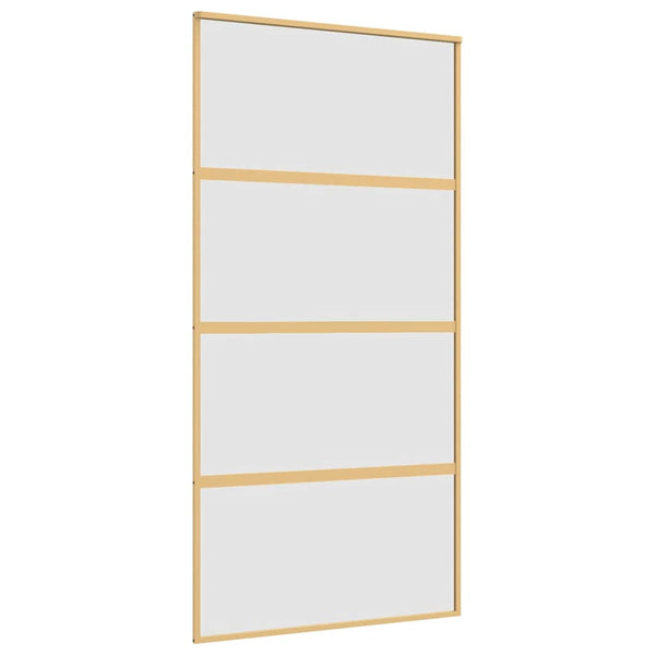 Schiebetür Golden 102,5x205 cm Matt ESG-Glas und Aluminium