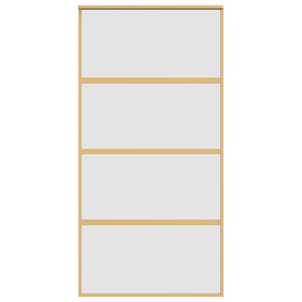 Schiebetür Golden 102,5x205 cm Matt ESG-Glas und Aluminium