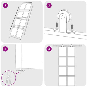 vidaXL Porte coulissante Doré 90x205 cm verre trempé transparent et aluminium