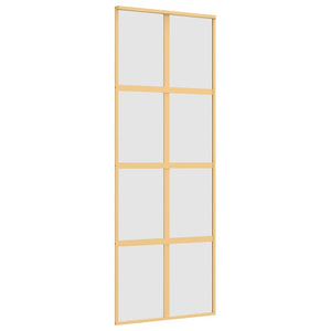 Schiebetür Golden 76x205 cm Matt ESG-Glas und Aluminium