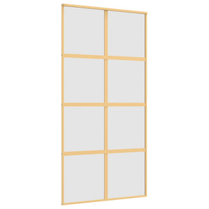 Schiebetür Golden 102,5x205 cm Matt ESG-Glas und Aluminium