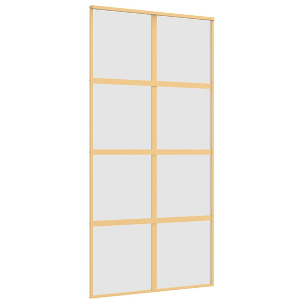 Schiebetür Golden 102,5x205 cm Matt ESG-Glas und Aluminium