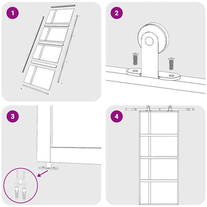 vidaXL Porte coulissante dorée 90x205 cm en verre ESG mat et aluminium