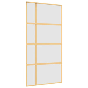 Schiebetür Golden 102,5x205 cm Matt ESG-Glas und Aluminium