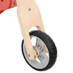 vidaXL Trottinette enfant 2-en-1 Rouge
