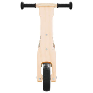 vidaXL Trottinette enfant 2-en-1 Rouge