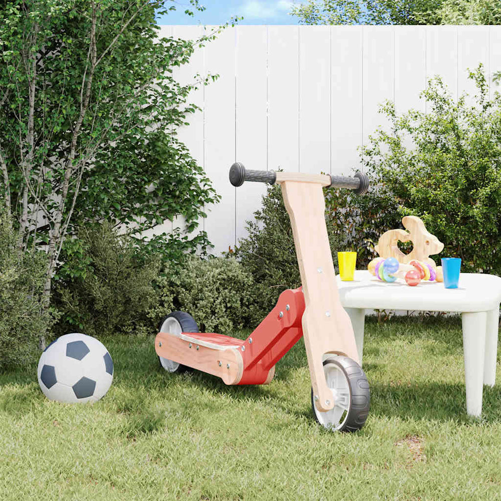 vidaXL 2-in-1 Kids Scooter Red