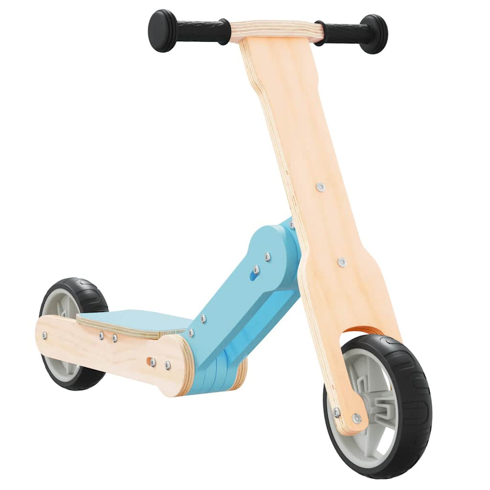 vidaXL 2-in-1 Light Blue Kids' Scooter
