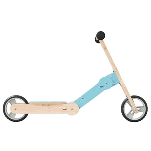 vidaXL 2-in-1 Light Blue Kids' Scooter