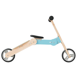 vidaXL 2-in-1 Light Blue Kids' Scooter