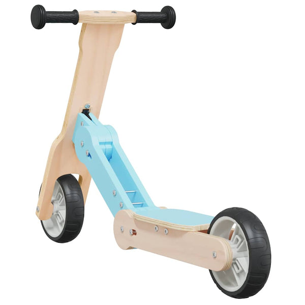 vidaXL 2-in-1 Light Blue Kids' Scooter