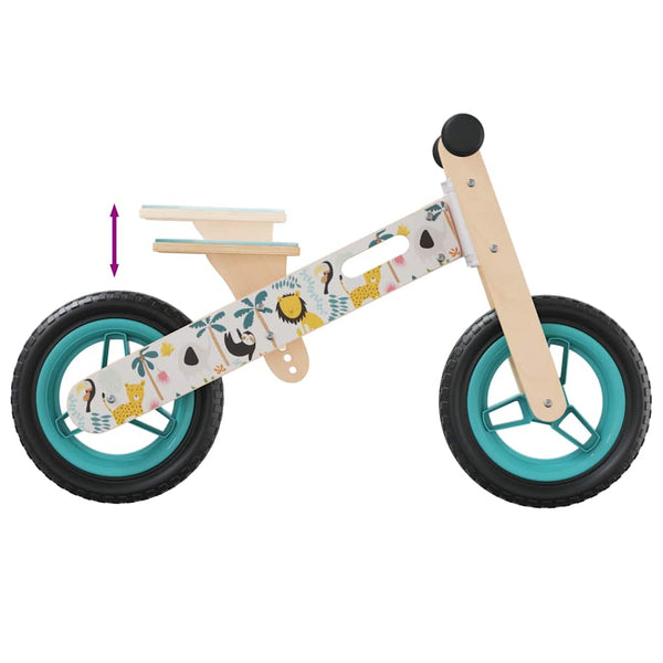 vidaXL Draisienne pour enfants bleue imprimée