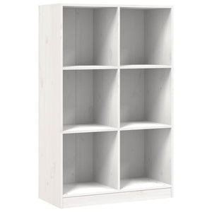 Weißes Bücherregal 70x110cm Kiefer Massivholz